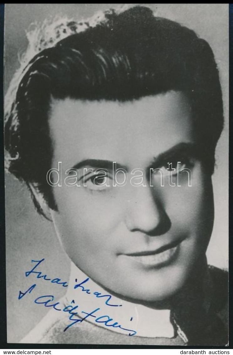 1955 Sárdy János (1907-1967) Operaénekes, Színész Dedikált Fotólapja, 12x8 Cm - Autres & Non Classés