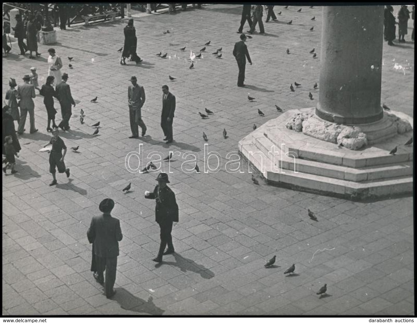 Cca 1938 Osoha László (1899-1970) Budapesti Fotóművész Hagyatékából 2 Db Pecséttel Jelzett, Vintage Fotóművészeti Alkotá - Altri & Non Classificati