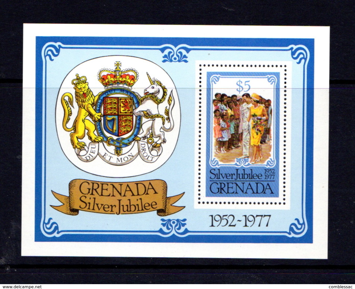 GRENADA    1977    Silver  Jubilee  Sheetlet    MNH - Grenada (1974-...)