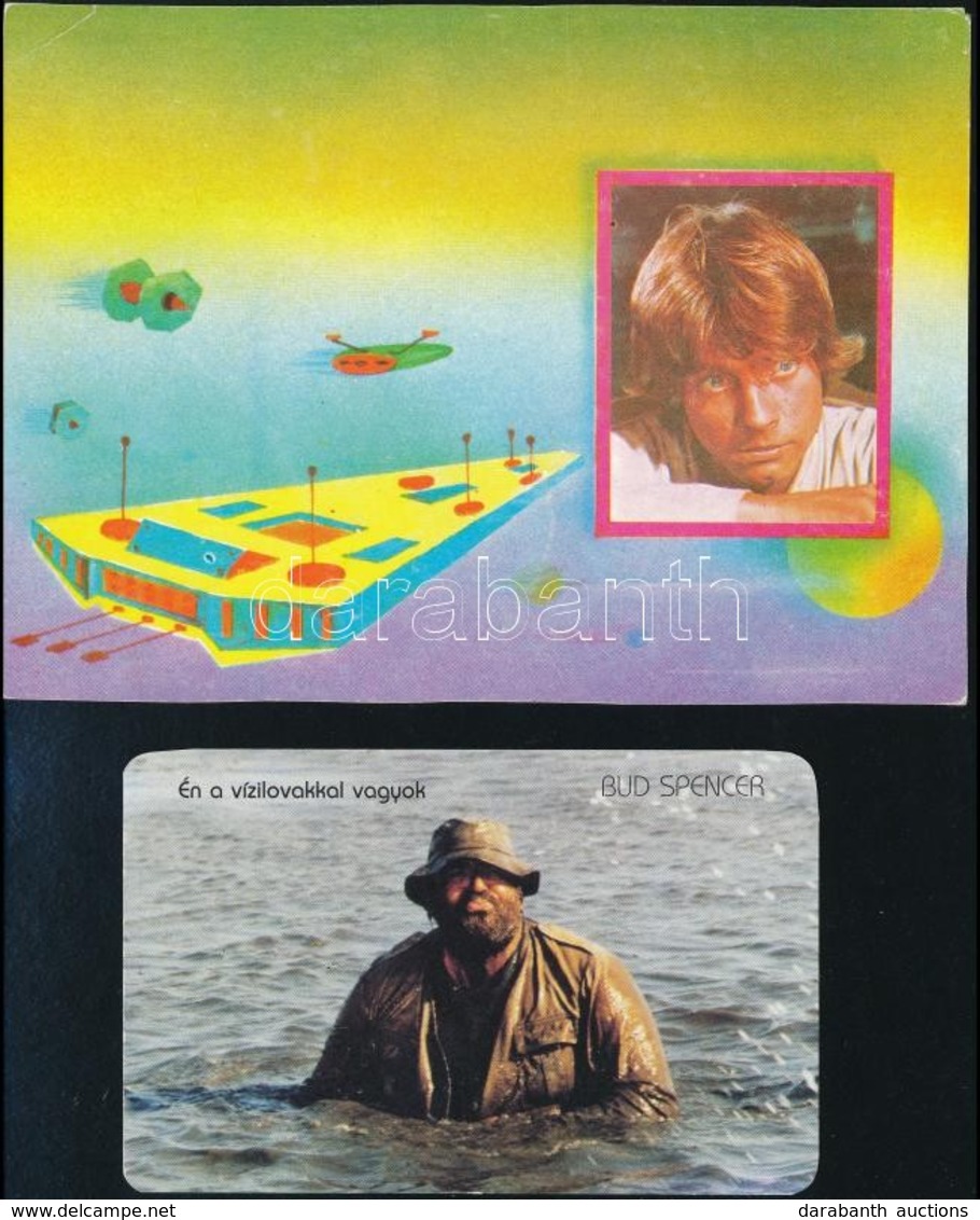 1987 Én A Vízilovakkal Vagyok Kártyanaptár és Csillagok Háborúja - A Birodalom Visszavág Film Képeslap - Publicités