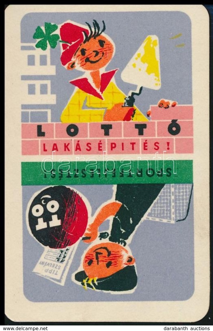 1963 Lottó Reklámos Kisméretű Kártyanaptár - Pubblicitari