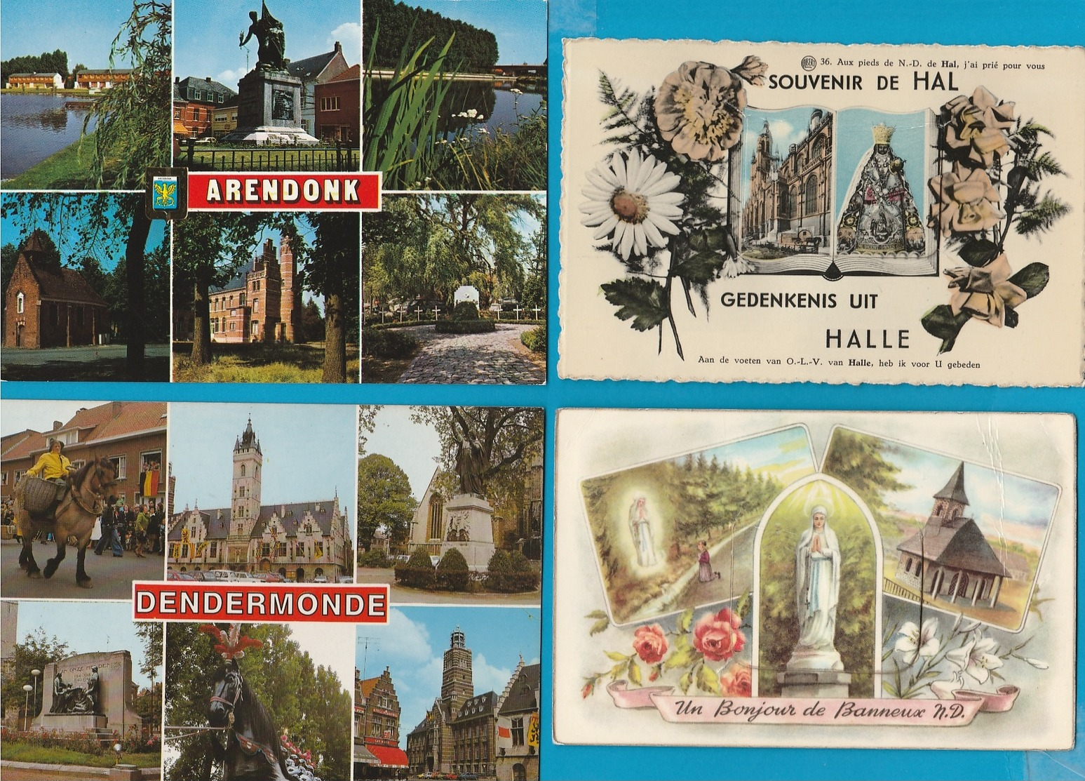 BELGIË Groeten Uit, Bonjour De, Lot Van 60 Postkaarten, Cartes Postales - 5 - 99 Postkaarten