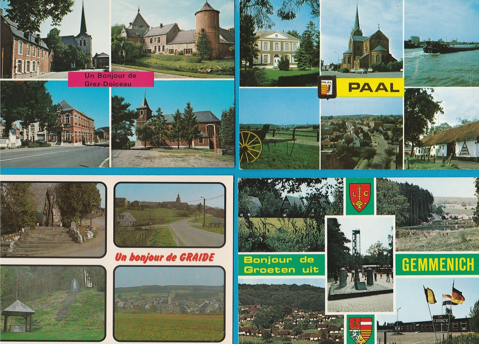 BELGIË Groeten Uit, Bonjour De, Lot Van 60 Postkaarten, Cartes Postales - 5 - 99 Cartes