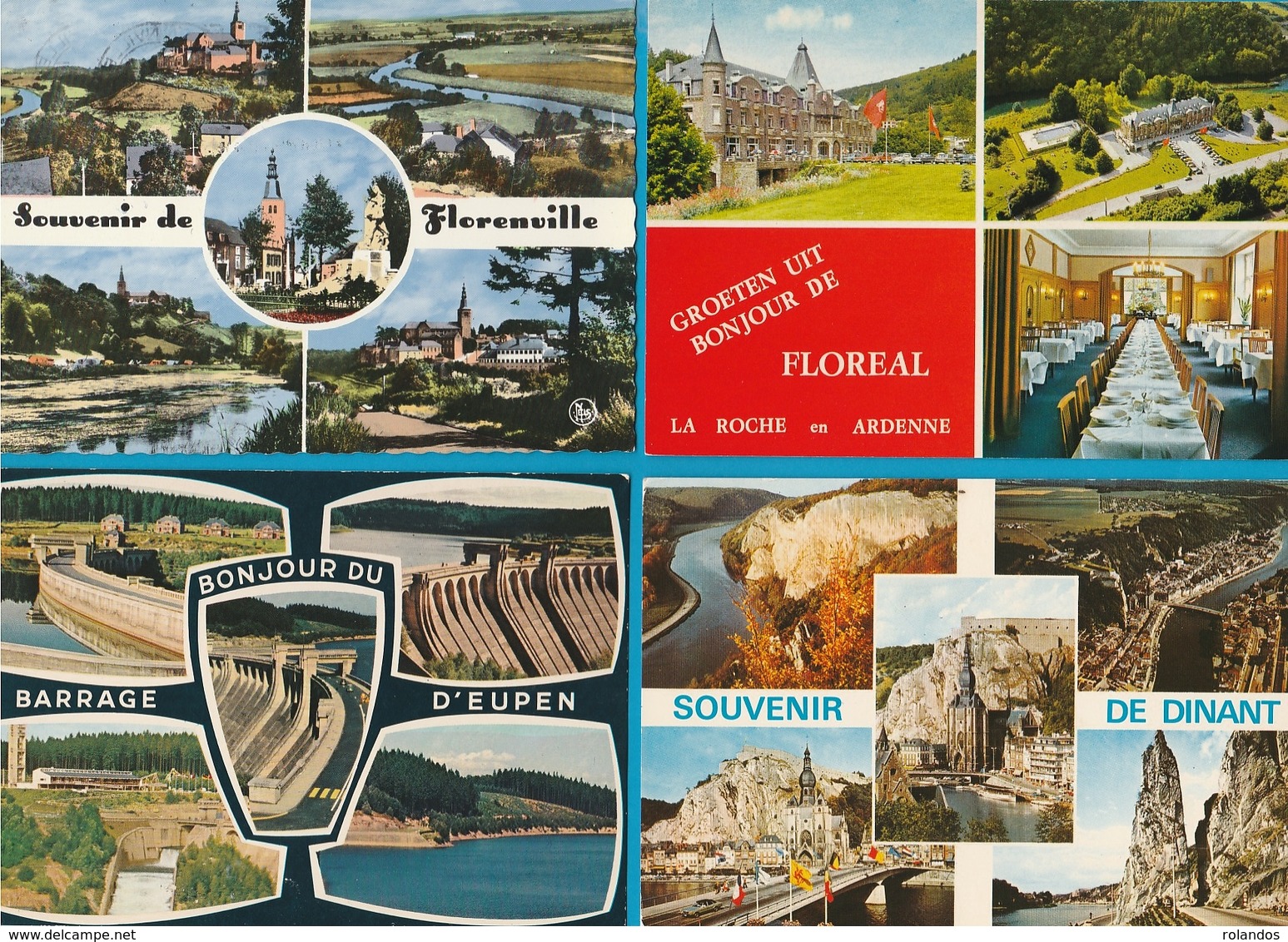 BELGIË Groeten uit, Bonjour de, Lot van 60 Postkaarten, Cartes Postales