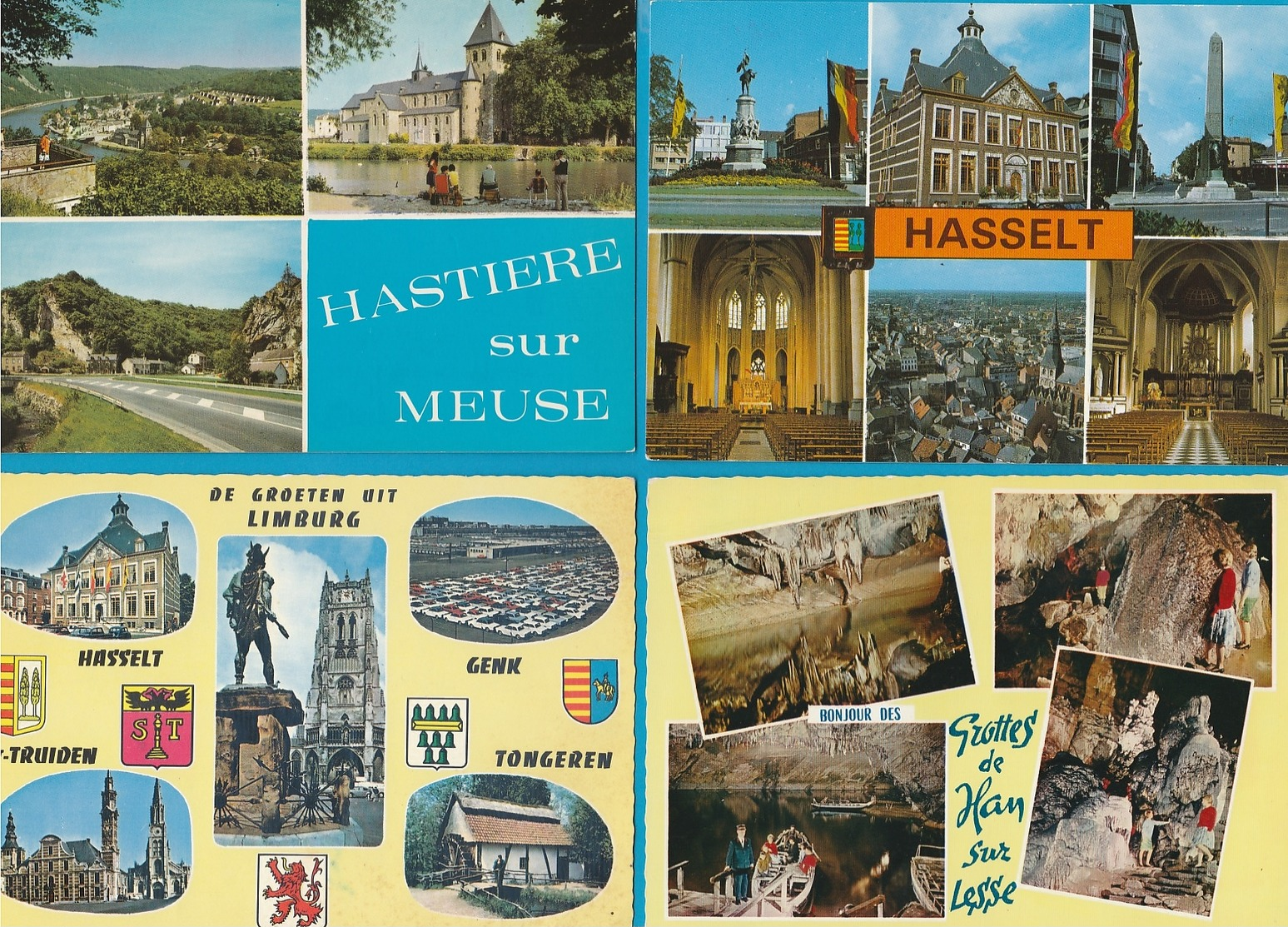 BELGIË Groeten uit, Bonjour de, Lot van 60 Postkaarten, Cartes Postales