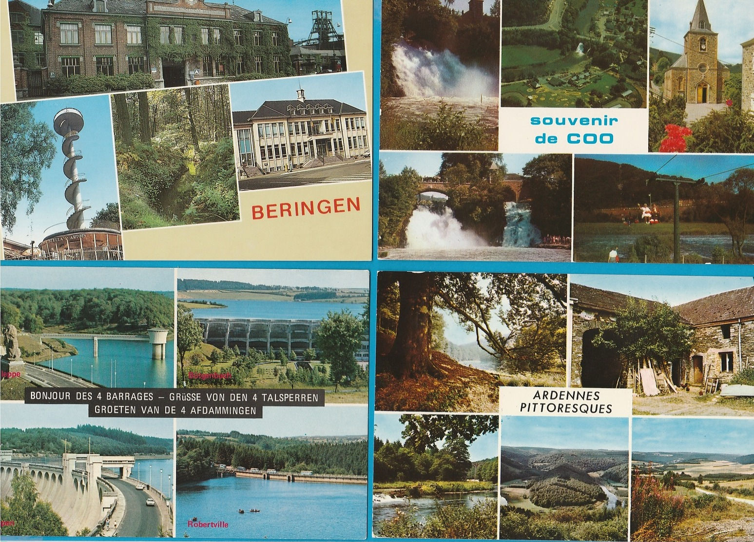 BELGIË Groeten uit, Bonjour de, Lot van 60 Postkaarten, Cartes Postales