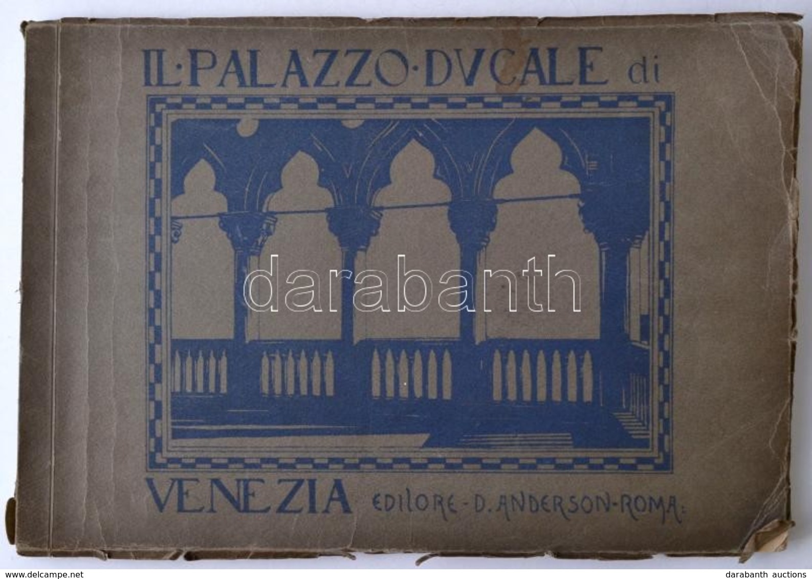 Cca 1900 Venice, Venezia; Il Palazzo Ducale  Nagyméretű Képes Könyv. Booklet With 40 Pictures,. 32x24 Cm - Non Classificati