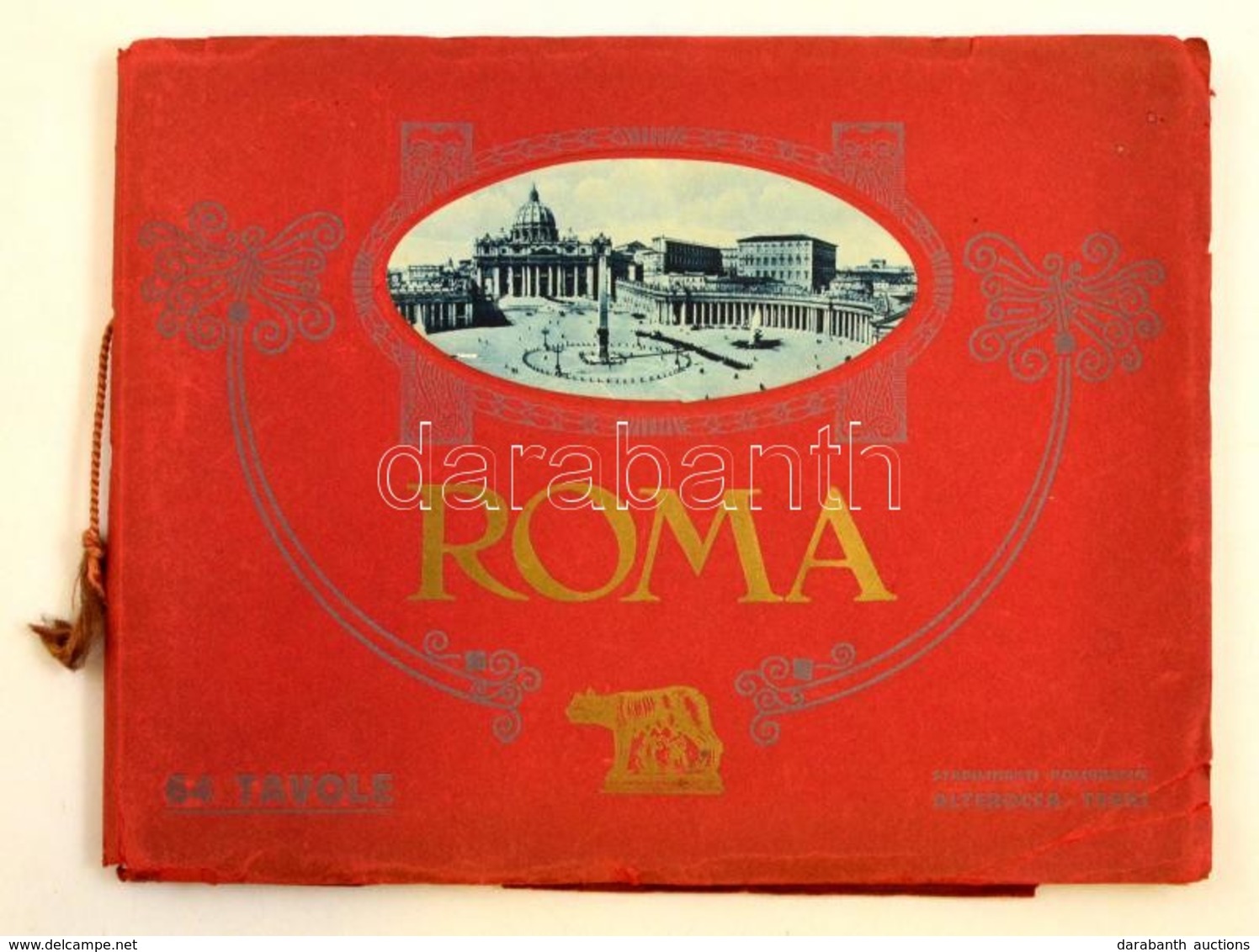 Cca 1910 Roma 40 Képet Tartalmazó Füzet / Booklet With 40 Pictures 26x20 Cm - Non Classés