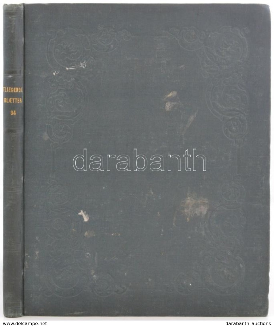 Fliegende Blatter XXXIV. N. 809-834. München, é.n., Braun & Schneider, 208 P. Kiadói Dombornyomott Egészvászon Kötés. Ga - Non Classificati