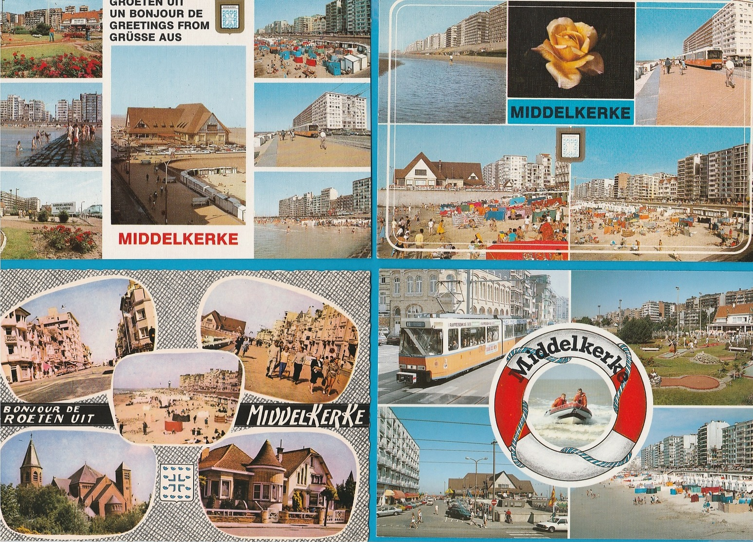 BELGIË Groeten Uit, Bonjour De, Lot Van 60 Postkaarten, Cartes Postales - 5 - 99 Cartes