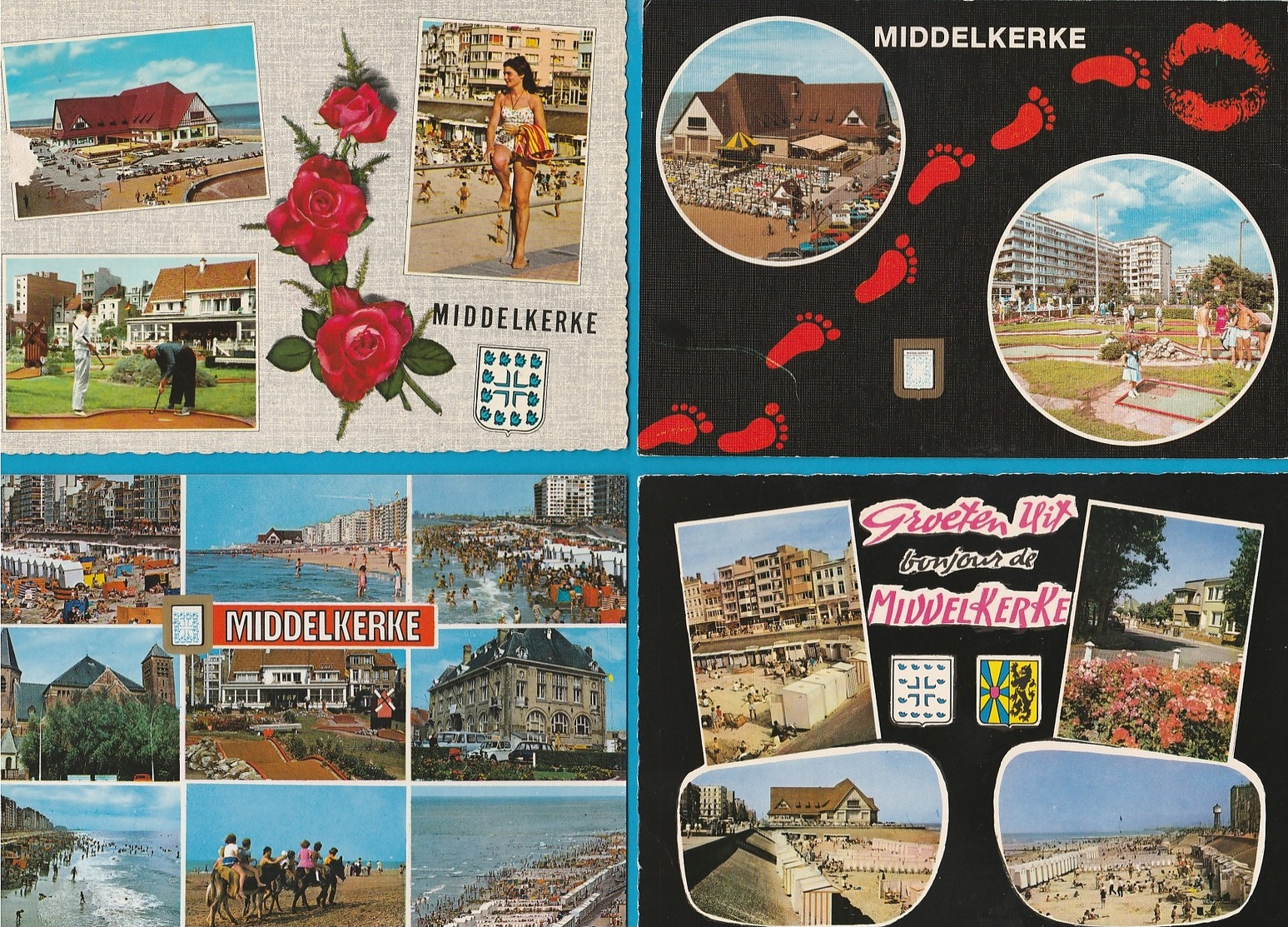 BELGIË Groeten Uit, Bonjour De, Lot Van 60 Postkaarten, Cartes Postales - 5 - 99 Postkaarten