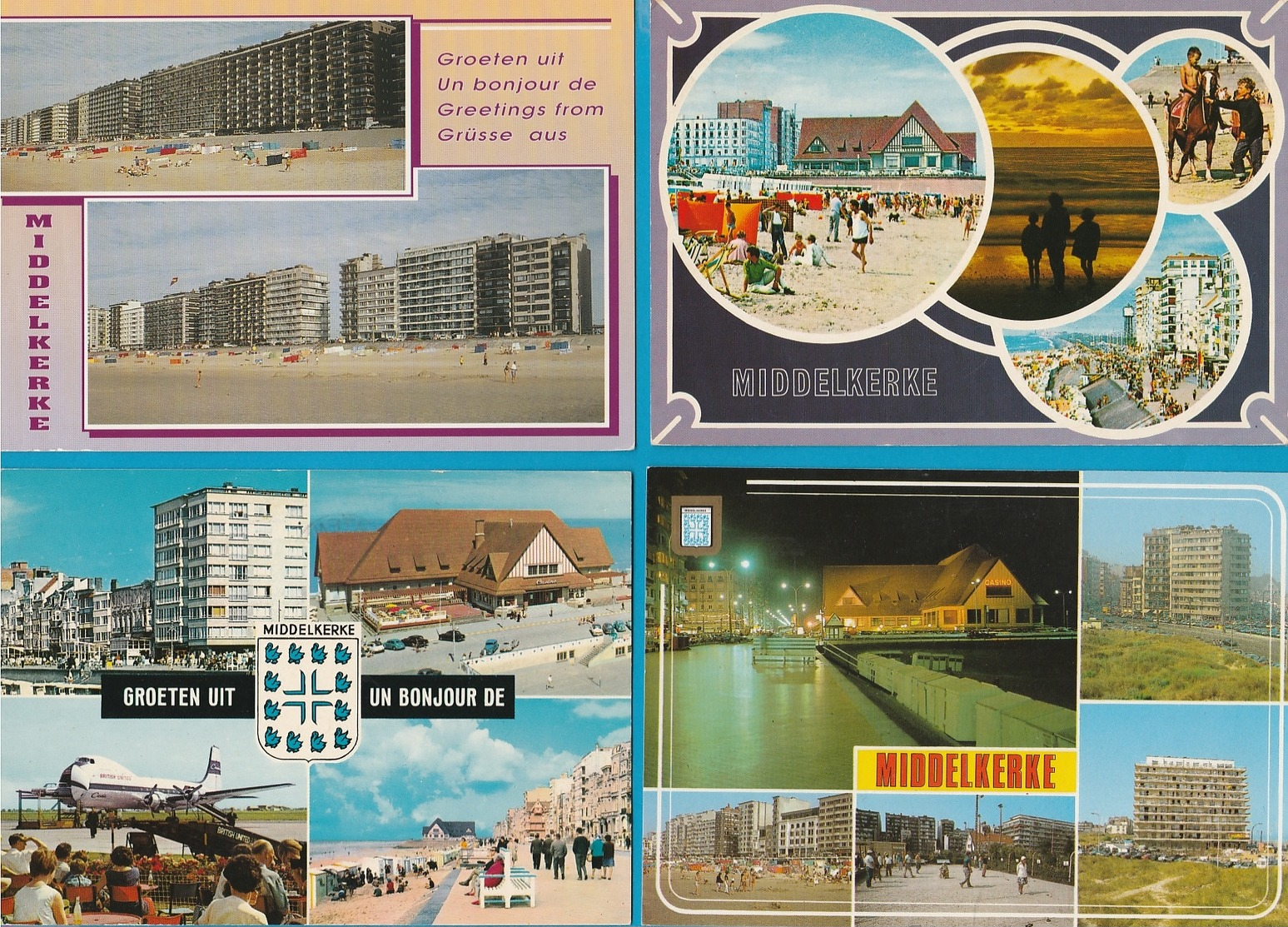 BELGIË Groeten uit, Bonjour de, Lot van 60 Postkaarten, Cartes Postales