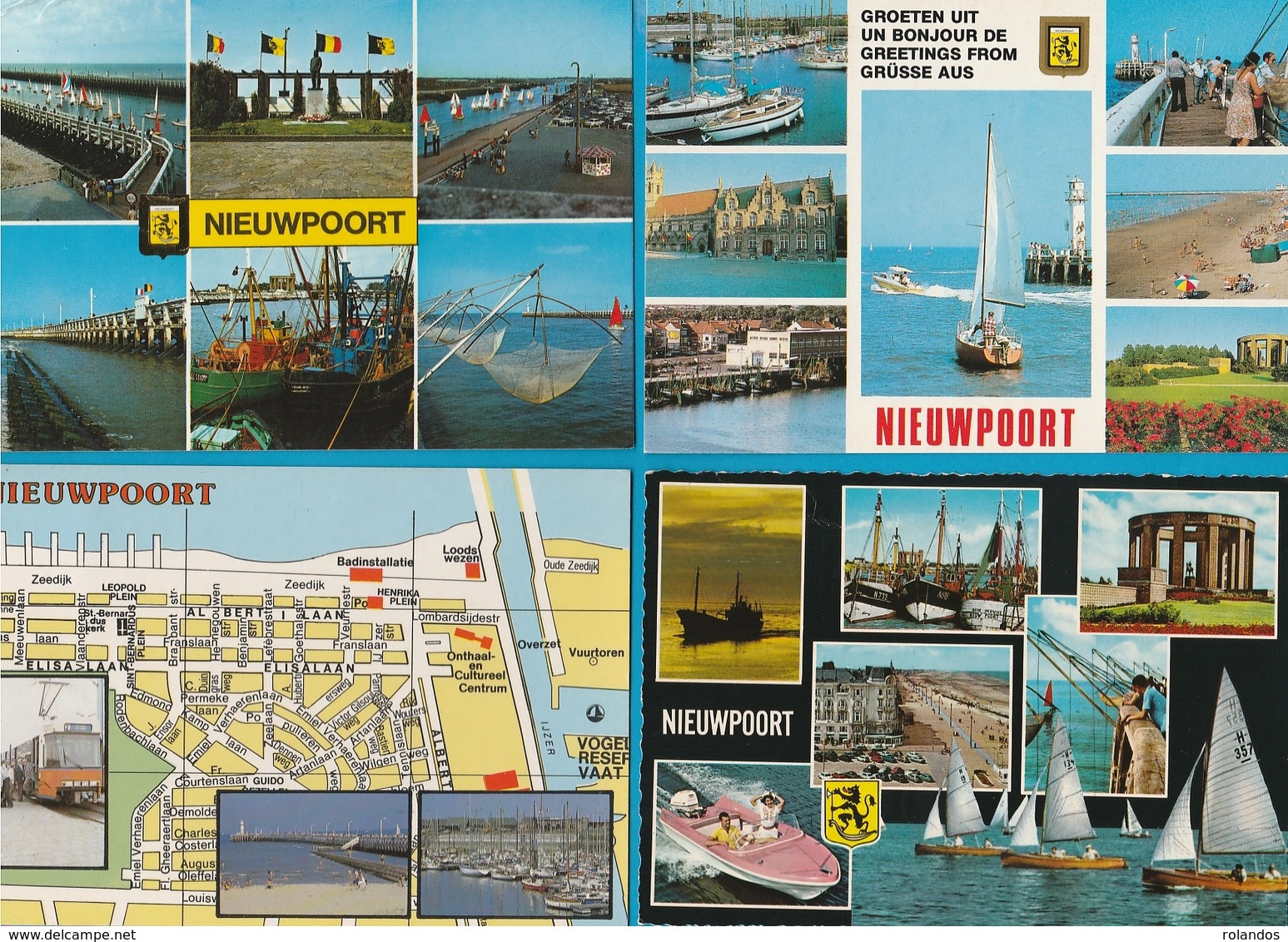 BELGIË Groeten uit, Bonjour de, Lot van 60 Postkaarten, Cartes Postales
