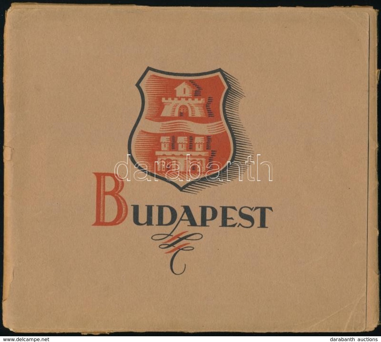 Cca 1942 Budapest 14 Képet Tartalmazó Mappa A Fő Látványosságokról. 23x20 Cm - Non Classés