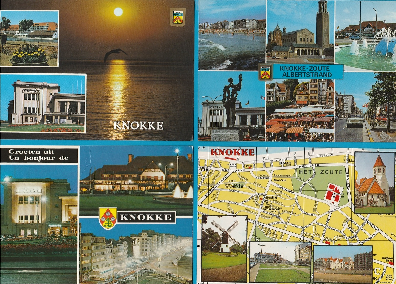 BELGIË Groeten Uit, Bonjour De, Lot Van 60 Postkaarten, Cartes Postales - 5 - 99 Postkaarten