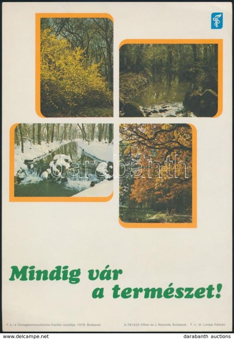 1978 Mindig Vár A Természet. Kisplakát. Ofszet. 23x15 Cm - Other & Unclassified