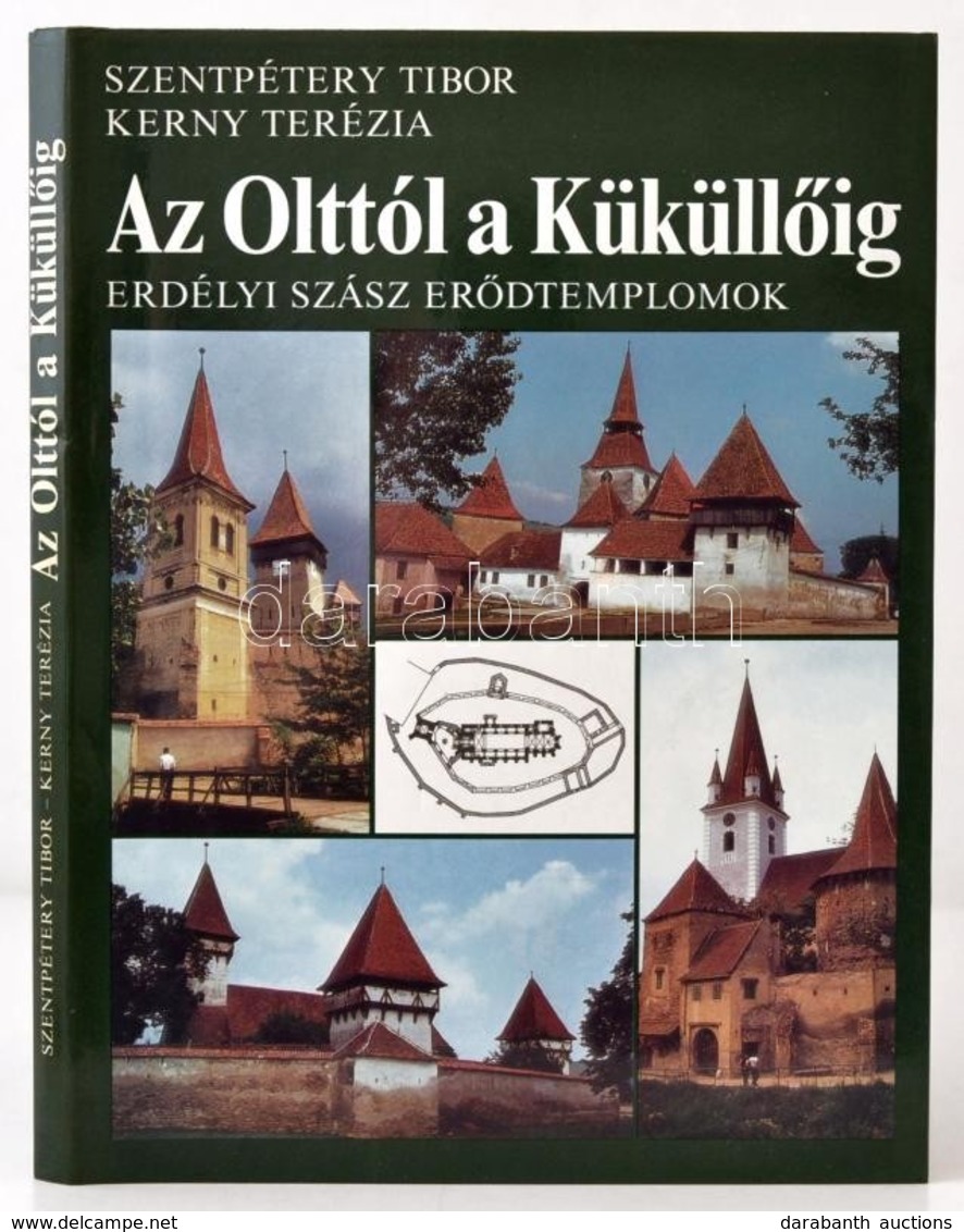 Szentpétery Tibor-Kerny Terézia: Az Olttól A Küküllőig. Erdélyi Szász Erődtemplomok. Bp.,1988, Officina Nova. Kiadói Egé - Non Classés