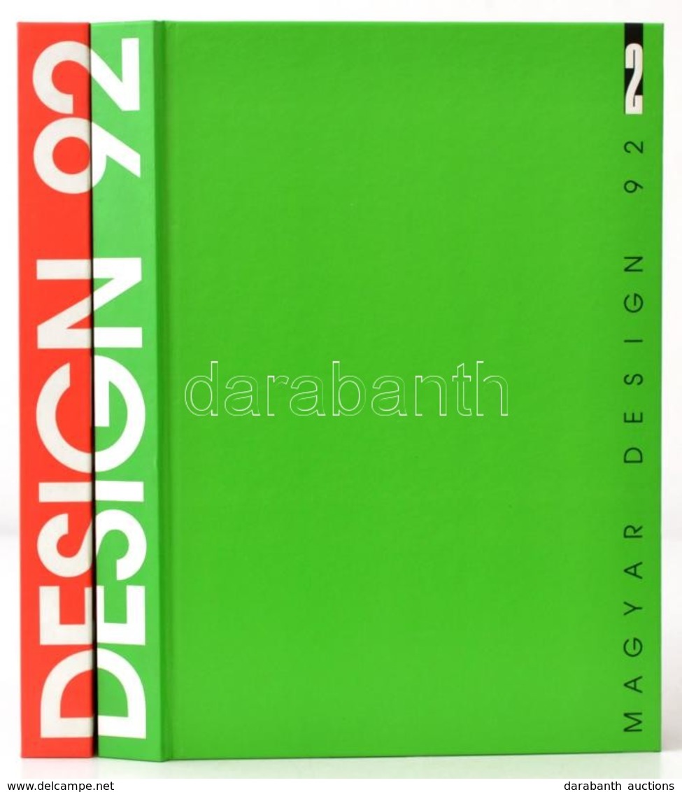 Magyar Design 92. I-II. Kötet. Szerk.: Kulinyi István-Gulyás Katalin-Györgyi János-Szegleth Károly-Dr. Szily Imre Balázs - Non Classés