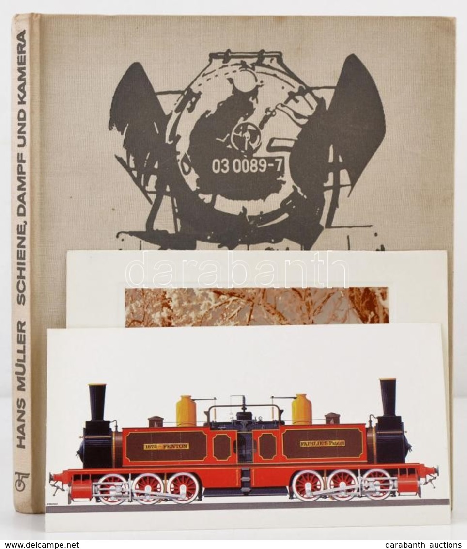 Hans Müller: Schiene, Dampf Und Kamera. Berlin, 1975, VEB Verlag Für Verkehrswesen. Német Nyelven. Kiadói Egészvászon-kö - Non Classés