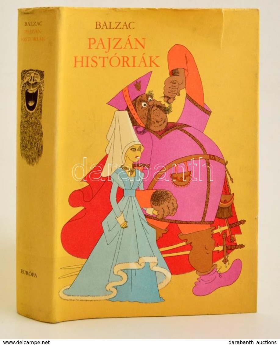 Honoré De Balzac: Pajzán Históriák. Bp., 1980: Európa. Egészvészon Kötésben, Papír Védőborítóval - Non Classés