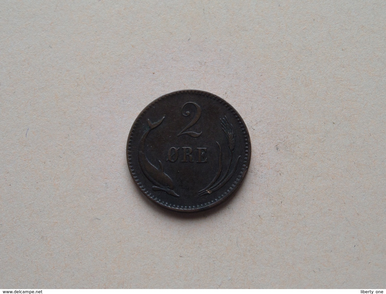 1883 CS - 2 Ore ( KM 793.1 ) Uncleaned ! - Danemark