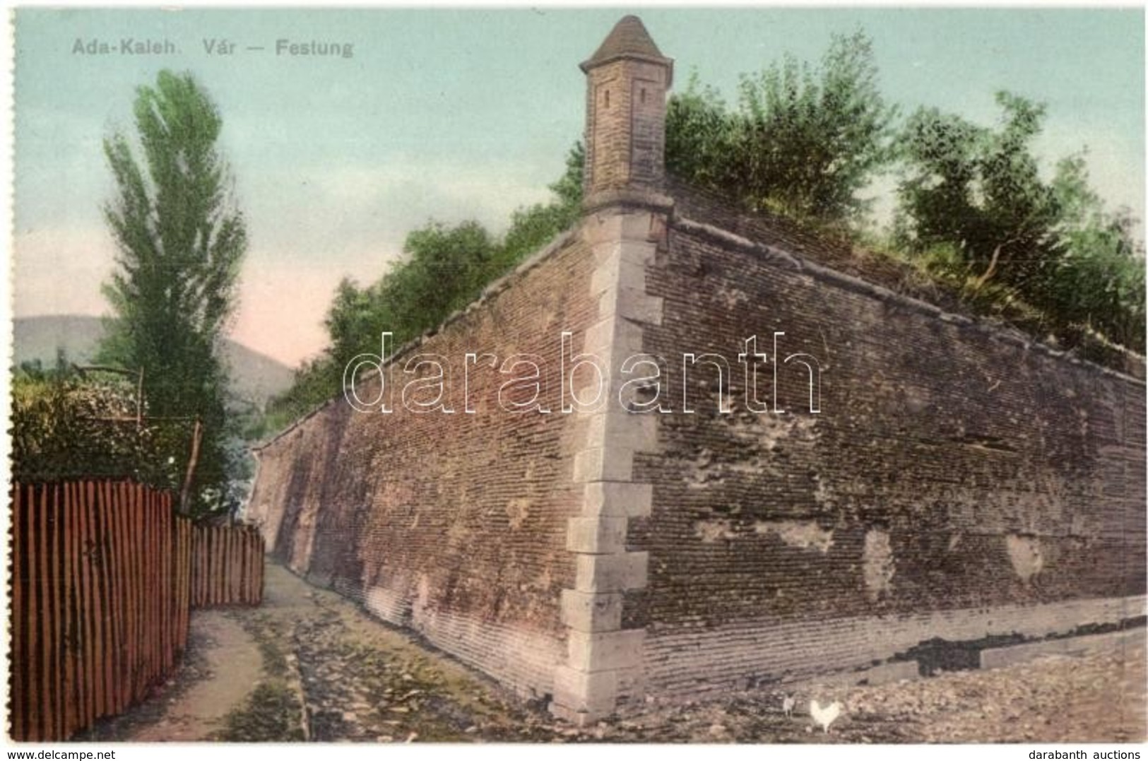 ** T2 Ada Kaleh, Vár / Festung / Castle - Képeslapfüzetből / From Postcard Booklet - Non Classés