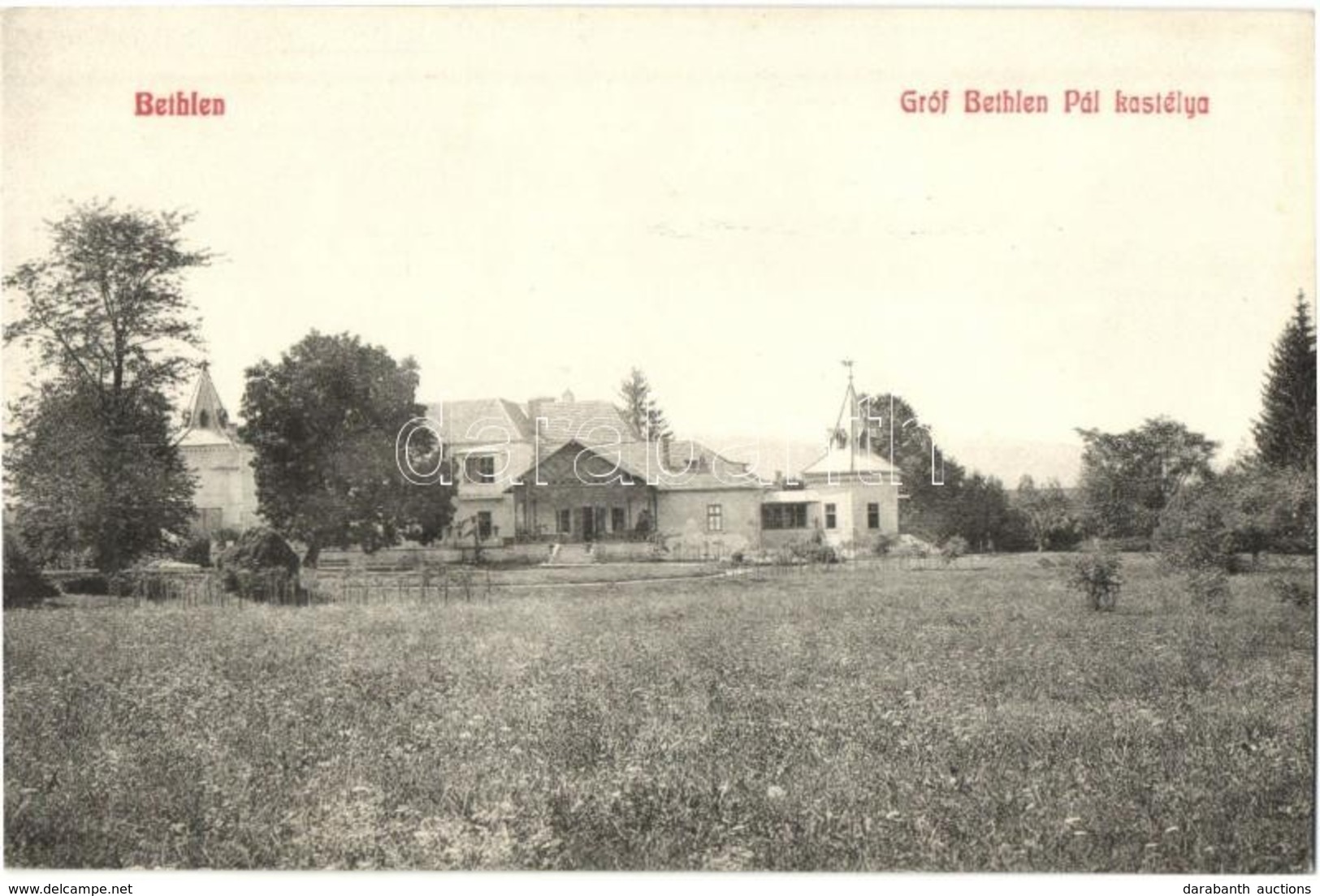 ** T1 Bethlen, Beclean; Gróf Bethlen Pál Kastélya. Kajári István Kiadása / Castle - Non Classificati