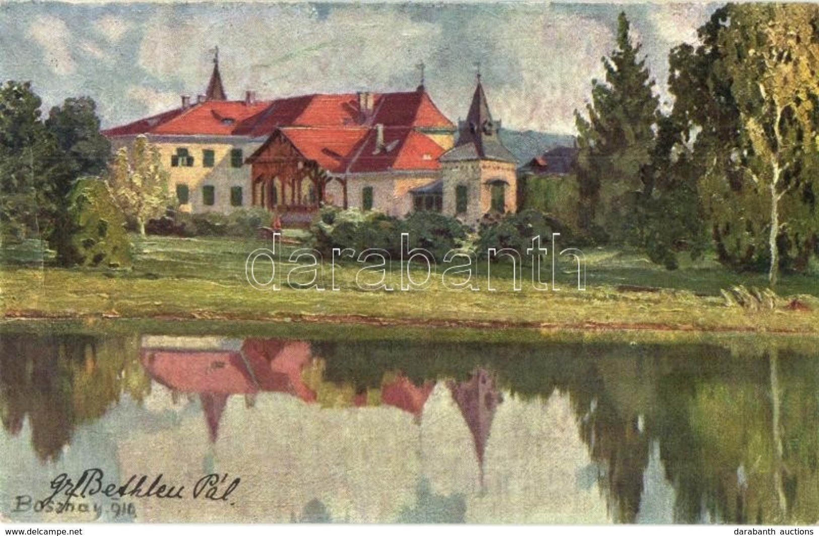 T2/T3 1911 Bethlen, Beclean; Gróf Bethlen Pál Kastélya / Castle S: Bosznay (EB) - Non Classés