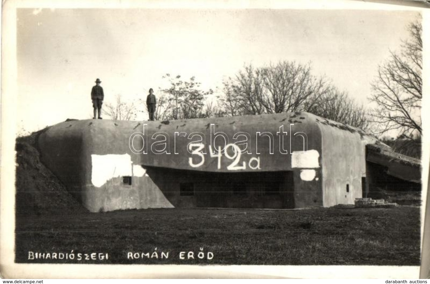 T2 1940 Bihardiószeg, Diosig; 342a. Román Erőd / Romanian Fortress. Photo - Non Classés