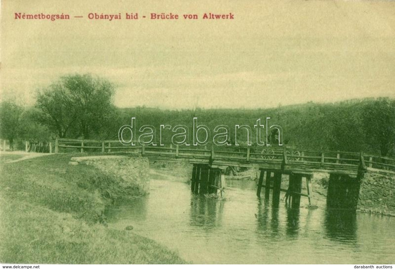 ** T1/T2 Boksánbánya, Németbogsán, Bocsa; Óbányai Híd. W.L. 1124. / Mine Bridge - Non Classés