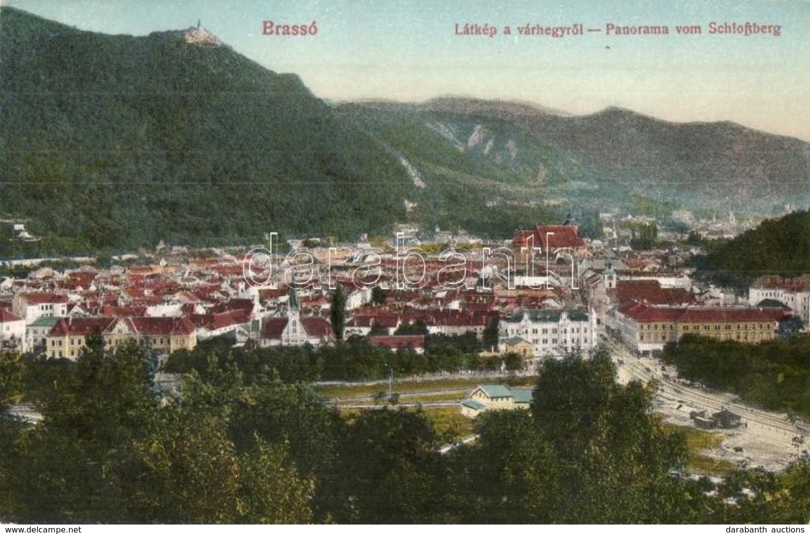 ** T2 Brassó, Kronstadt, Brasov; Látkép A Várhegyről / Panorama Von Schlossberg / General View - Non Classés