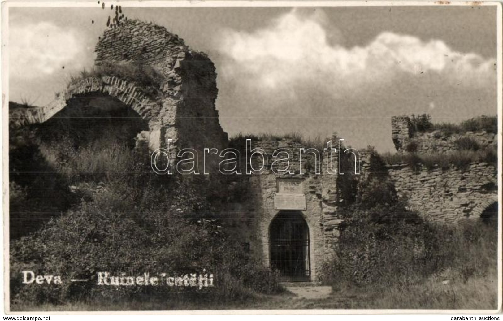 * T2/T3 1938 Déva, Várrom / Ruinele Cetatii / Castle Ruins. Photo Corso - Non Classés