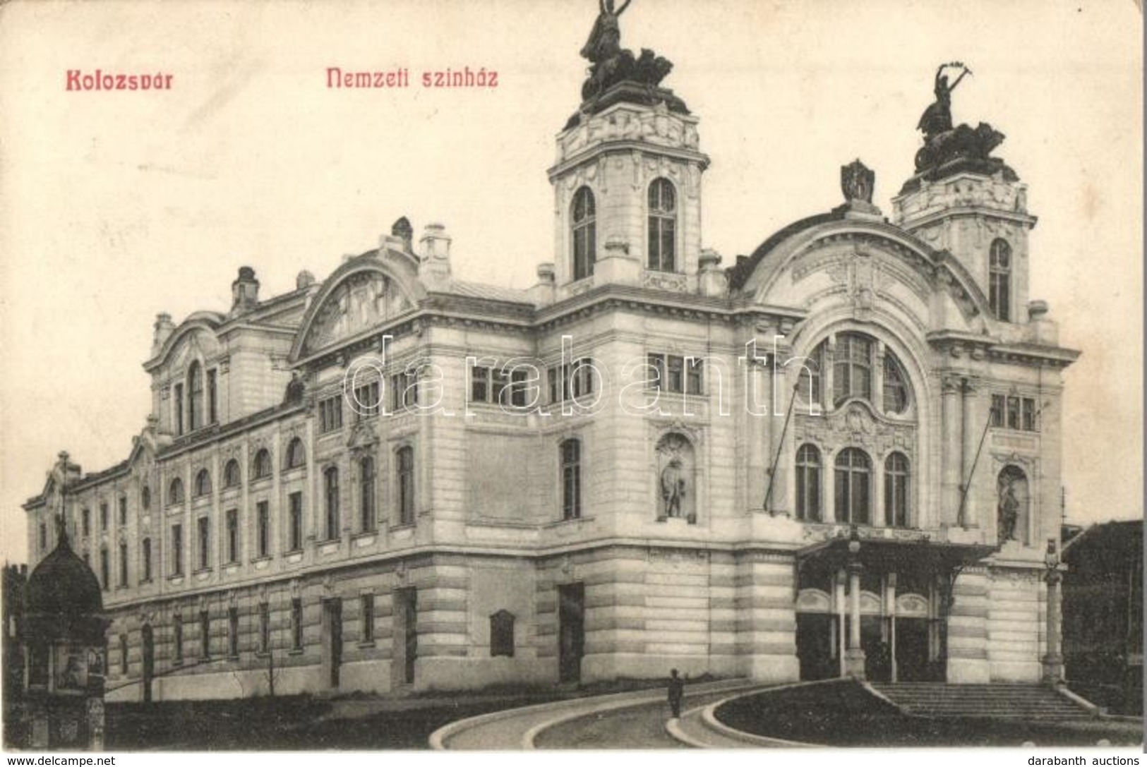 T2/T3 1909 Kolozsvár, Cluj; Nemzeti Színház. Kiadja Lepage Lajos / National Theater (EK) - Non Classés