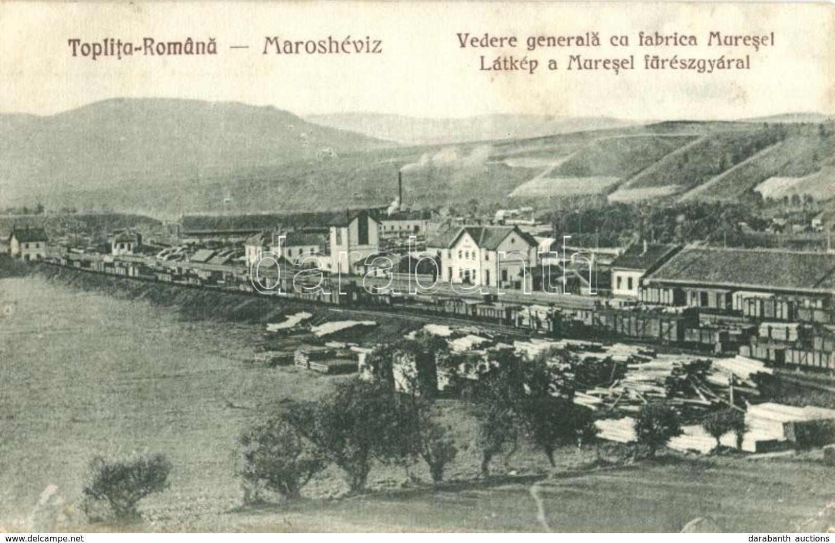 T2/T3 Maroshévíz, Toplita; Marosvölgyi-fűrészgyár / Fabrica Valea Muresului / Sawmill (EK) - Non Classés