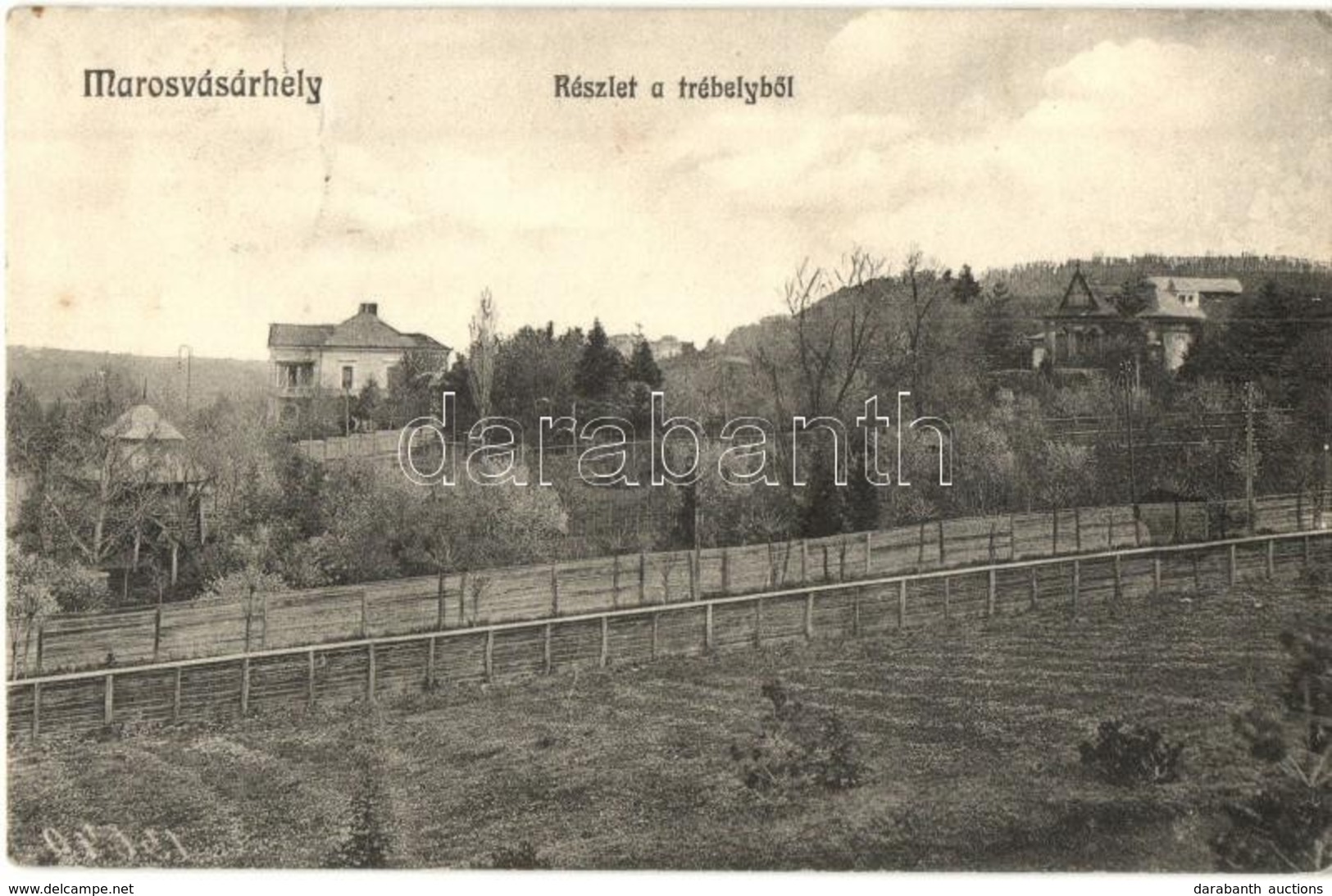 T2/T3 Marosvásárhely, Targu Mures; Részlet A Trébelyből, Villák. Kiadja Porjes S. Sándor / Villa (EK) - Non Classés