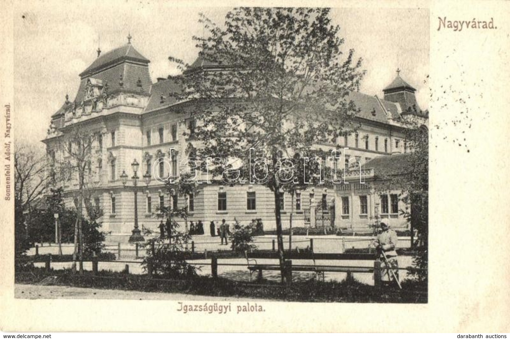 T2 1903 Nagyvárad, Oradea; Igazságügyi Palota. Kiadja Sonnenfeld Adolf / Palace Of Justice - Non Classés