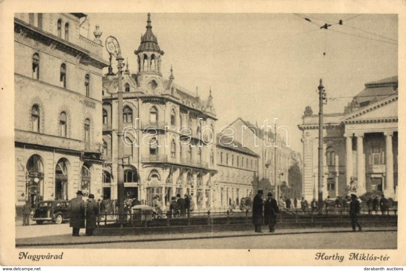 T2/T3 Nagyvárad, Oradea; Horthy Miklós Tér / Square, Automobile - Non Classés