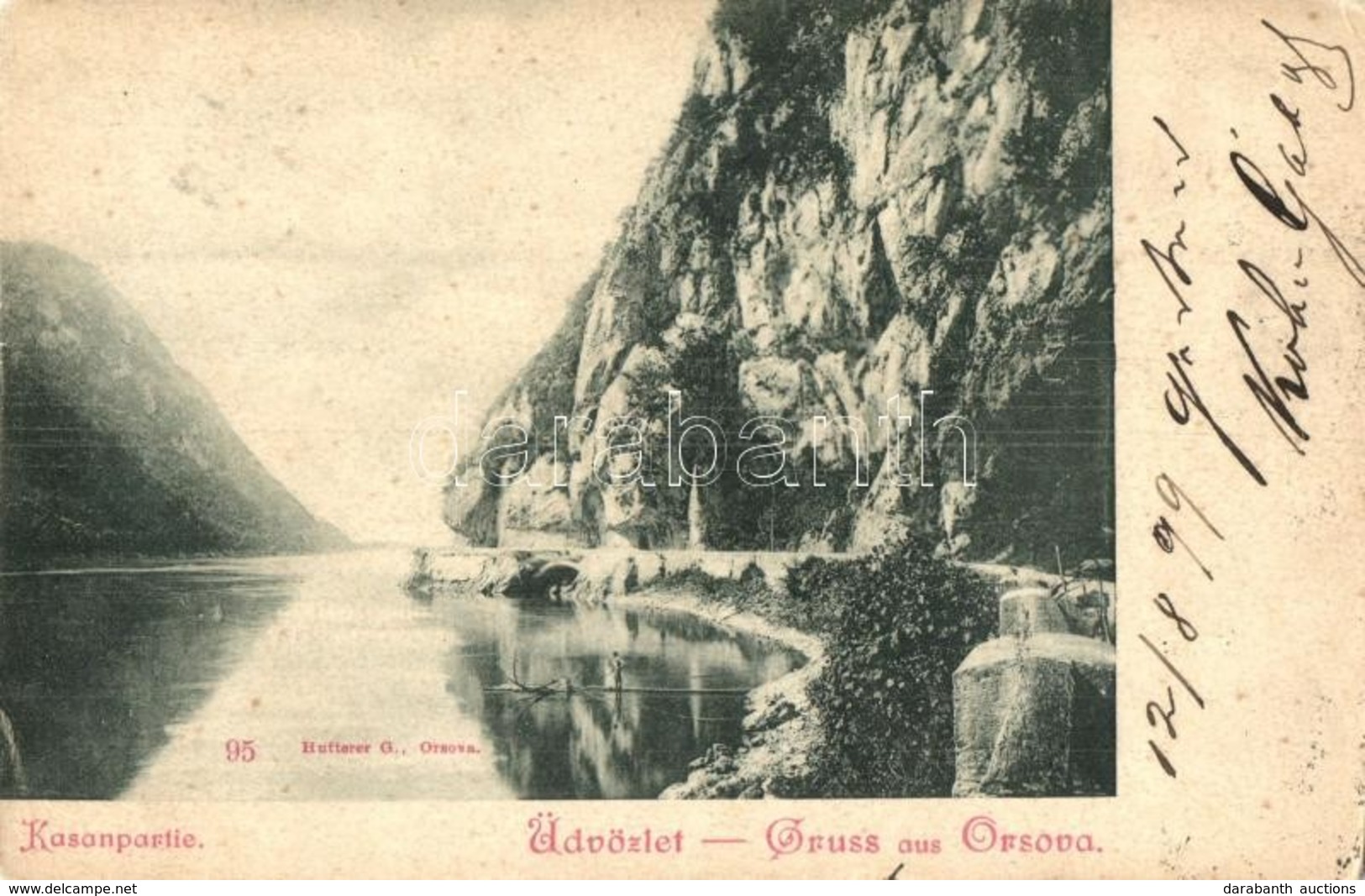 * T2/T3 1899 Orsova, Kazán-szoros. Hutterer G. 95. / Portile De Fier (EK) - Non Classés