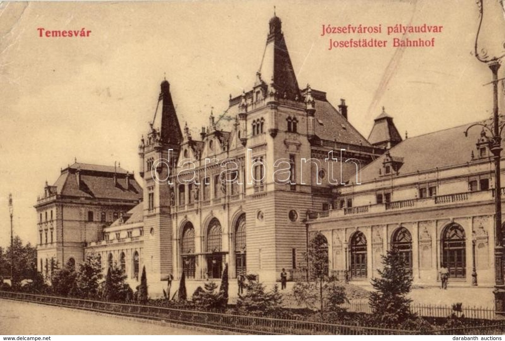 T2/T3 Temesvár, Timisoara; Józsefvárosi Vasútállomás / Railway Station / Bahnhof   (EK) - Non Classés