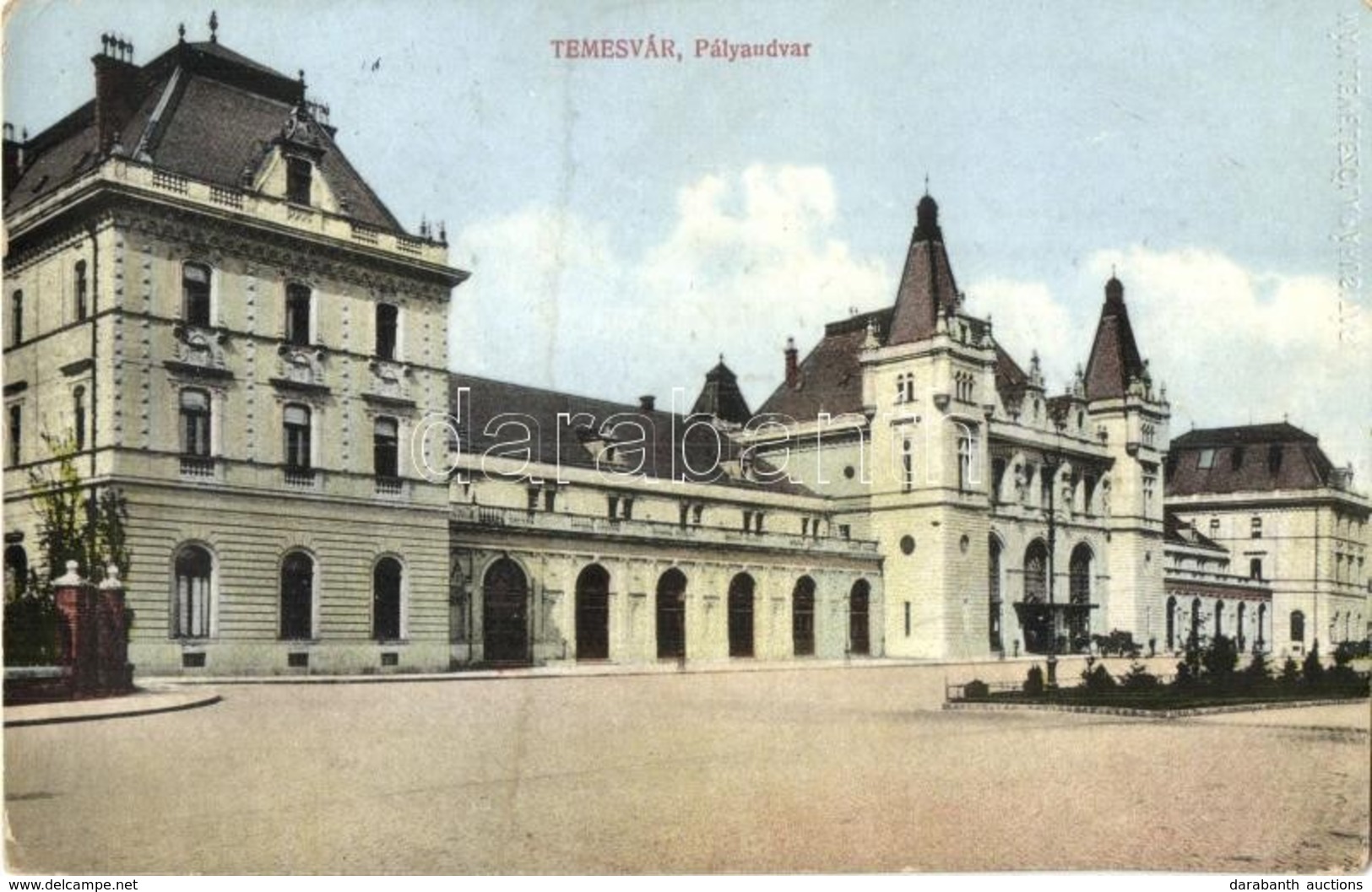 * T2/T3 Temesvár, Timisoara; Vasútállomás. Bettelheim Miksa és Társa Kiadása / Railway Station (EK) - Non Classés