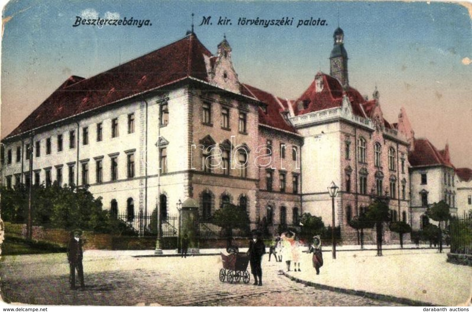 T2/T3 Besztercebánya, Banská Bystrica; M. Kir. Törvényszéki Palota / Court Of Justice Palace  (EK) - Non Classés