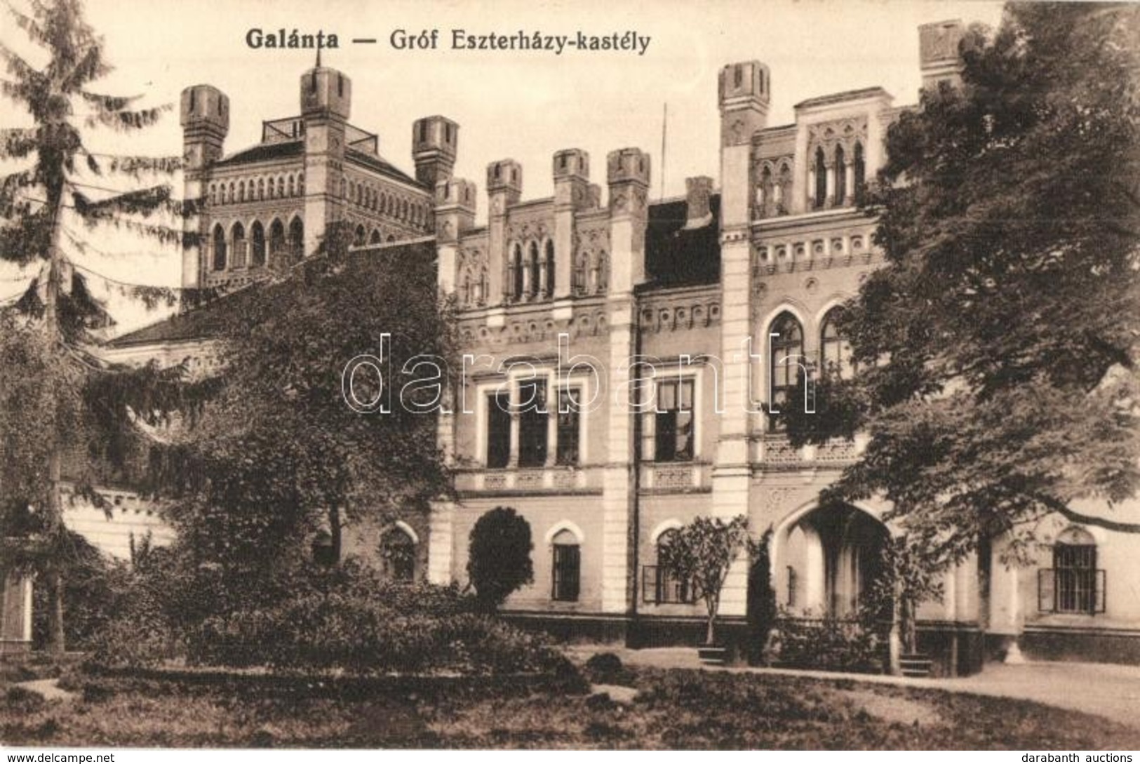 ** T2 Galánta, Gróf Eszterházy Kastély. Adamkó Béla Kiadása / Castle - Non Classificati