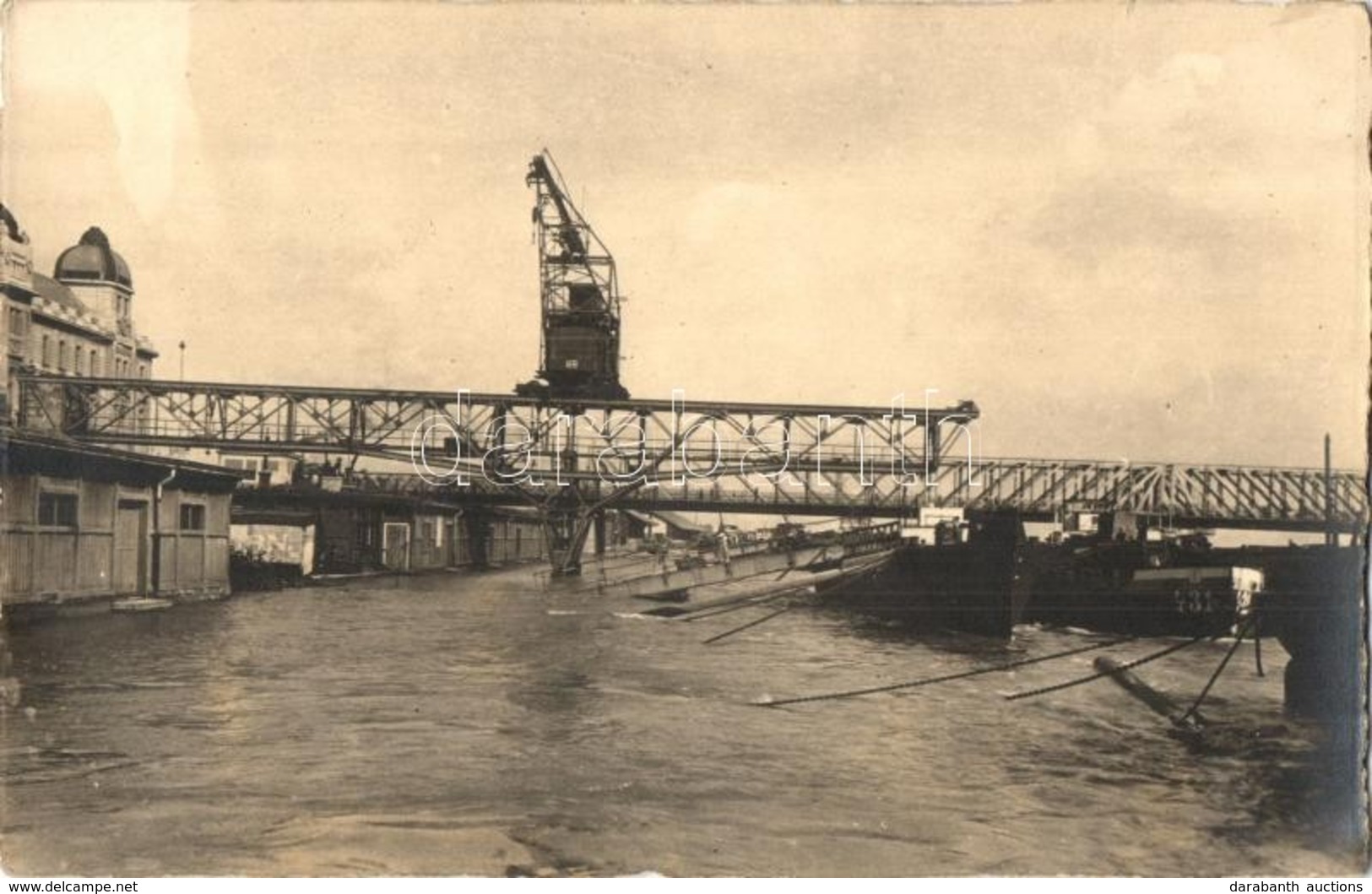 * T2 1920 Pozsony, Pressburg, Bratisalva; Inondations Du Danube / Dunai árvíz / Flooding Of The Danube. Photo - Non Classés