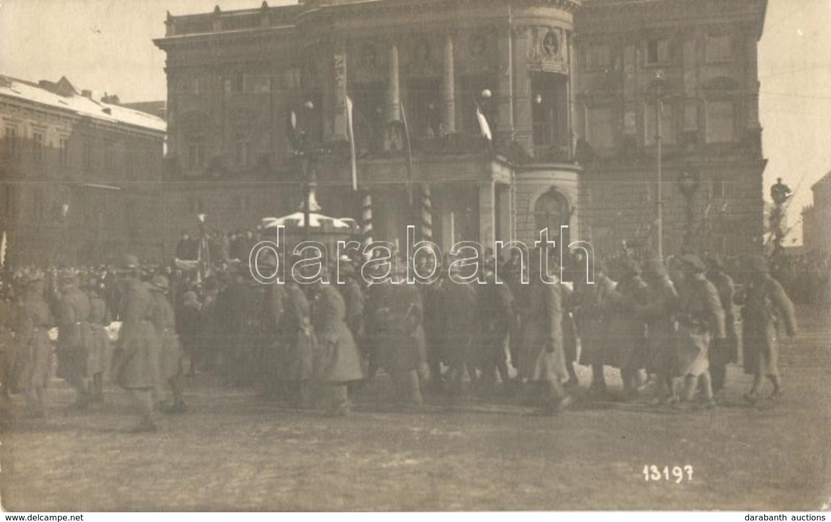 ** T2 1919 Pozsony, Pressburg, Bratislava; Csehszlovák Légió Felvonulása és ünnepély / Slavnostny Dny / Parade Of The Cz - Non Classés