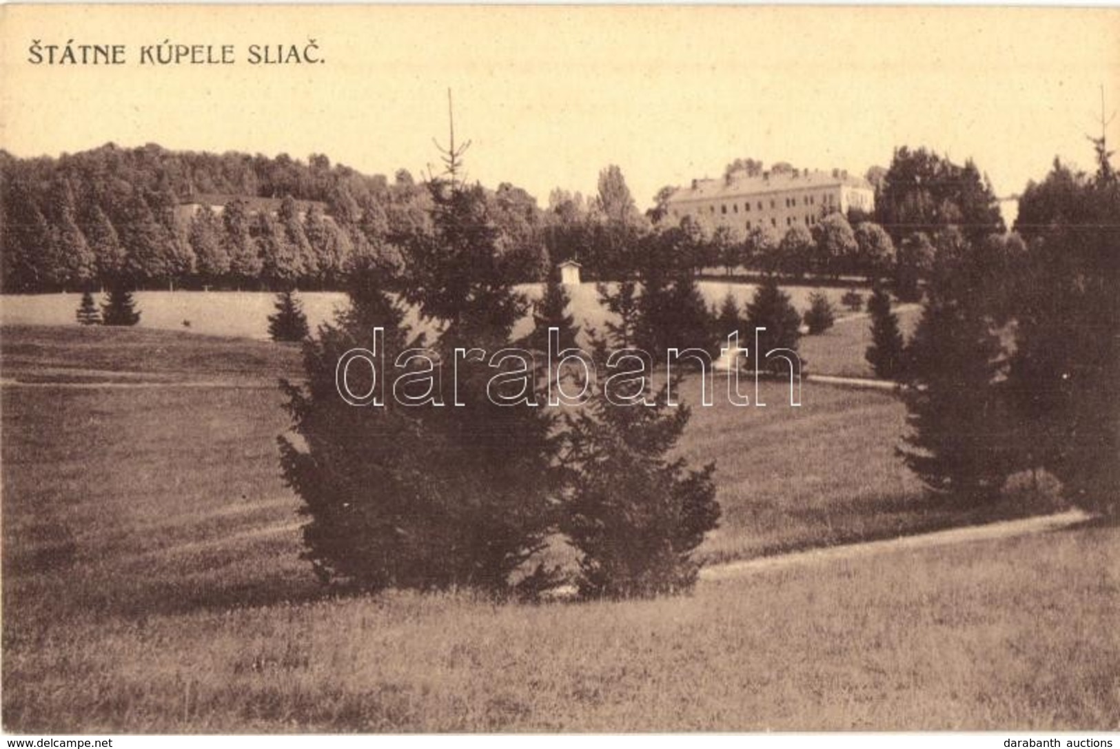 * T1/T2 Szliács, Sliac; Státne Kúpele / Állami Fürdő / Spa, Bathing Hall - Non Classés