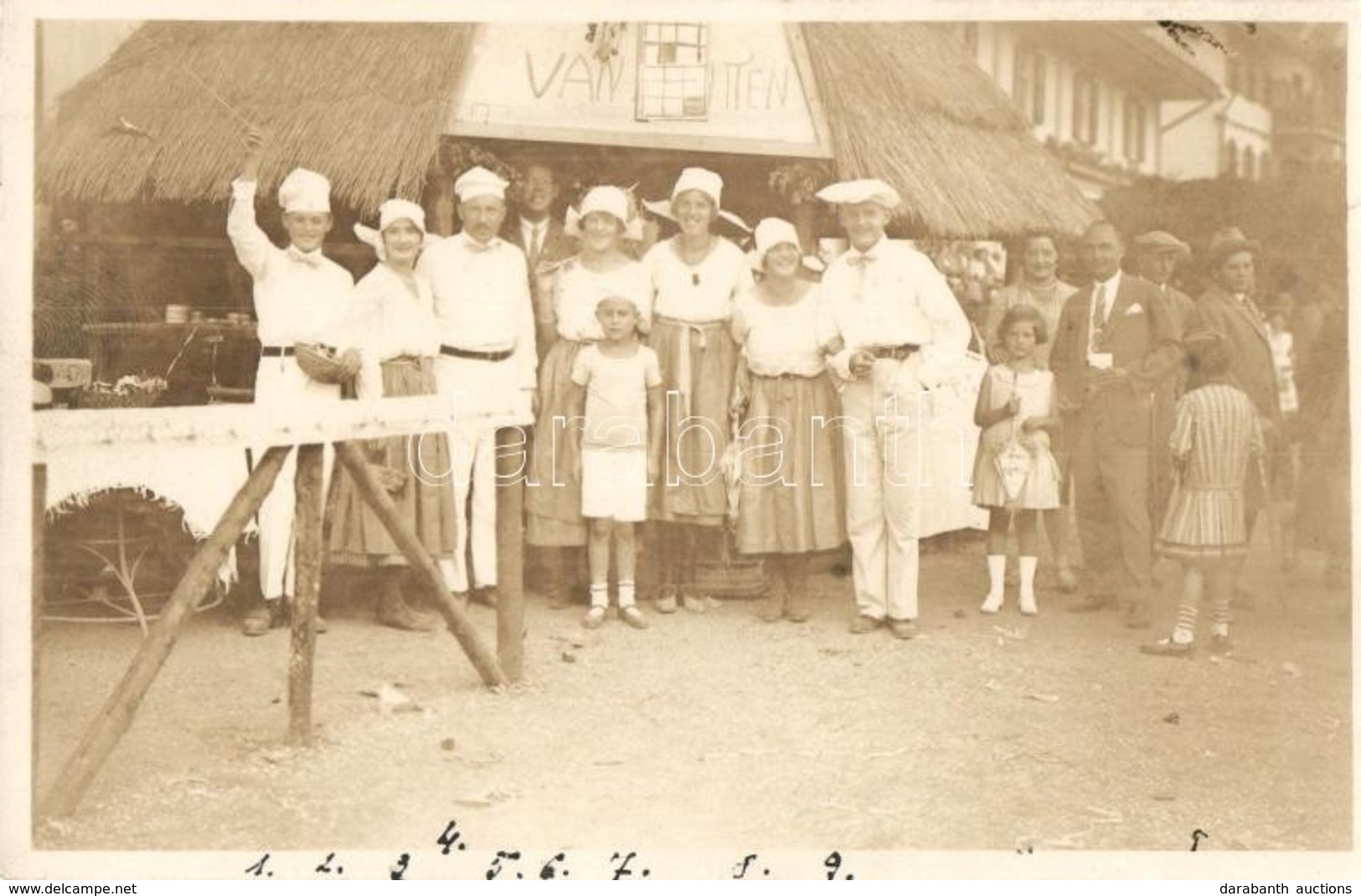 T2 1927 Tátraszéplak, Weszterheim, Tatranska Polianka; Hollandi Sátor A Személyzettel / Dutch Tent With Staff. Photo - Non Classés