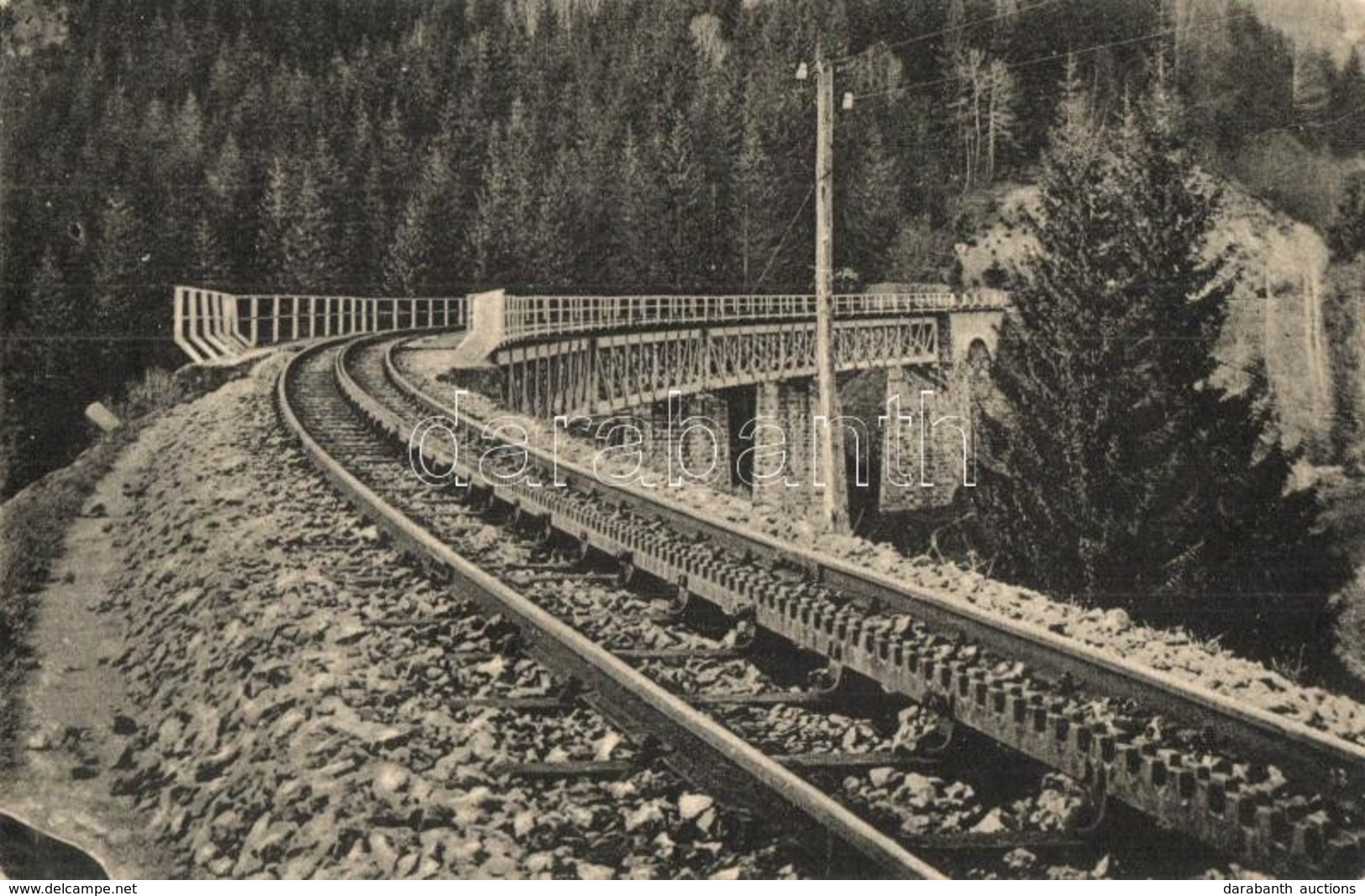 * T2 Tiszolc, Tisovec; Dielo Vasúti Híd, Viadukt / Most Pod Dielom / Railway Bridge, Viaduct - Non Classés