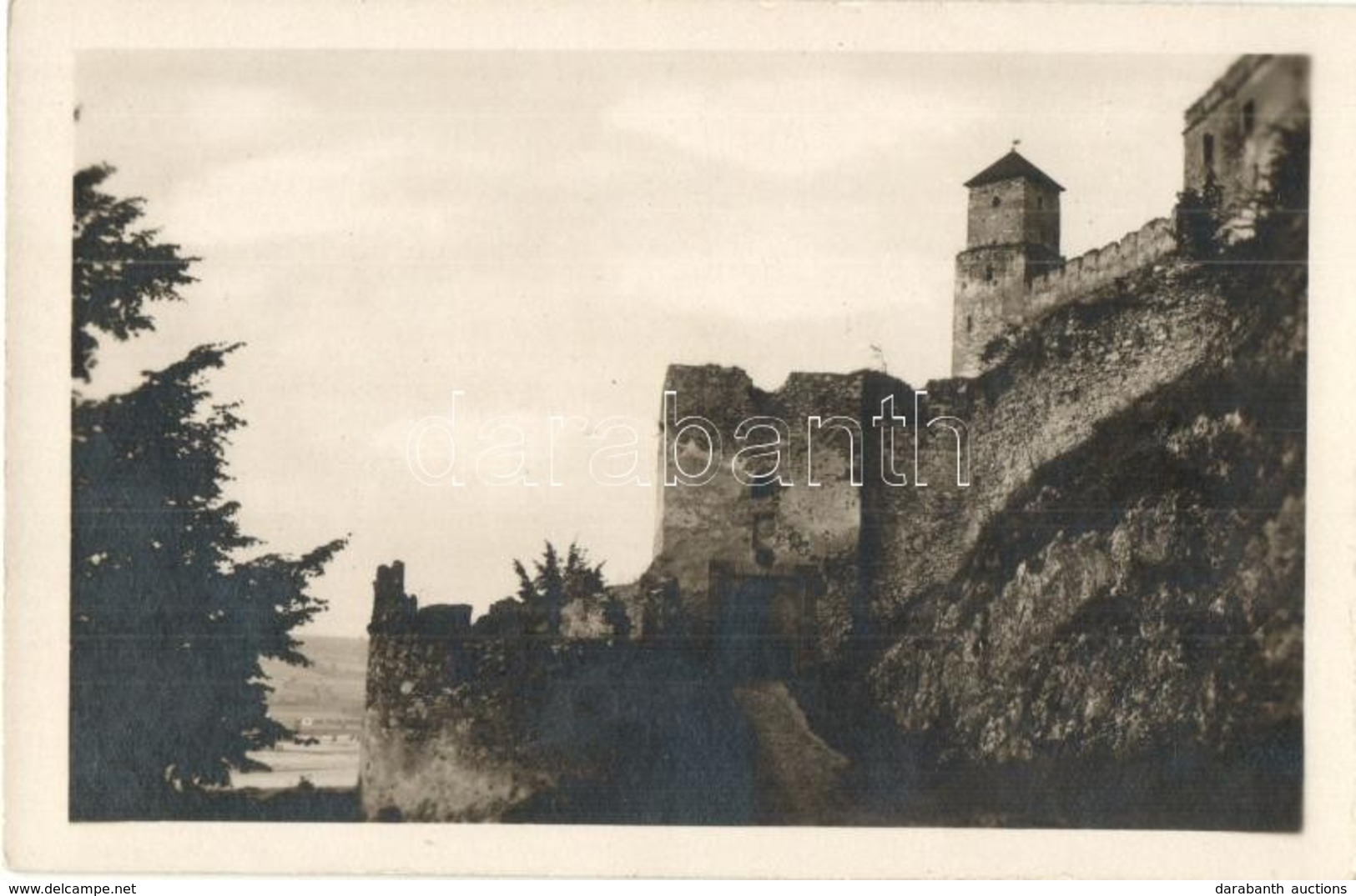 * T2 1933 Trencsén, Trencín; Várrom / Hrad / Castle. Photo - Non Classificati