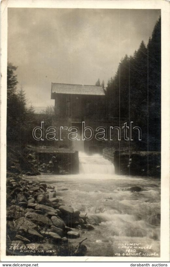 T2/T3 Zseleznó, Zelezno (Németlipcse, Partizánska Lupca); Vízfogó / Pohlad Na Hat / Water Gate - Non Classés