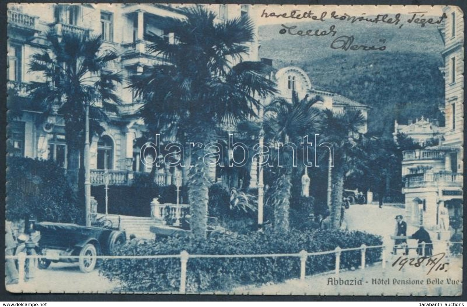 T2/T3 Abbazia, Hotel Pension Belle Vue, Automobile (EK) - Non Classés
